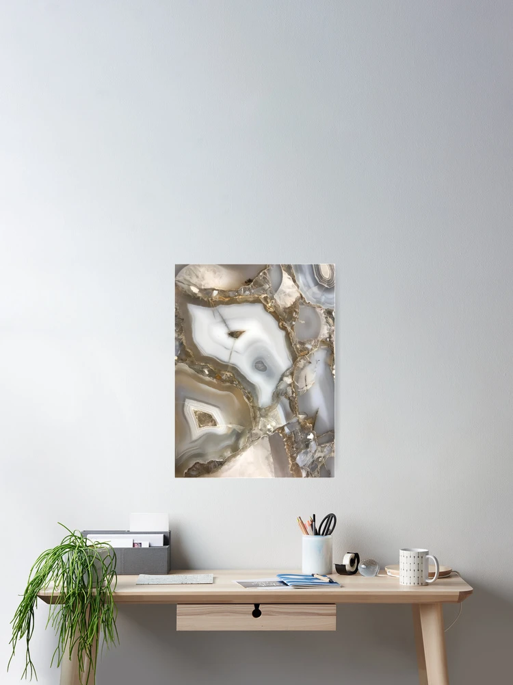 Thumbnail 2 of 3, Poster, Agate Geode Compilation designed and sold by RkkyRcoon.