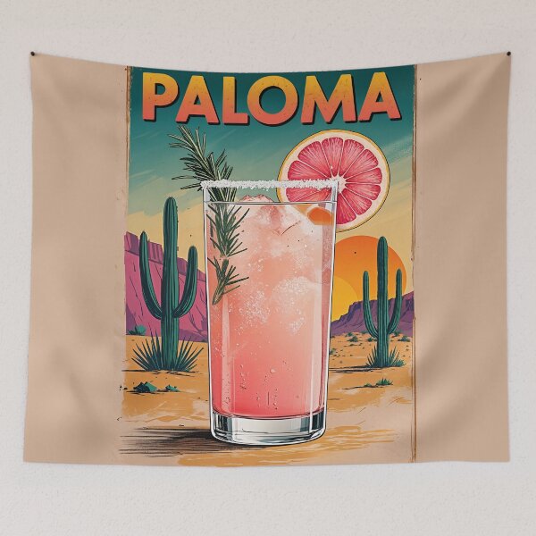 Item preview, Retro Paloma Art: Timeless Desert Charm designed and sold by Ceemko's Vintage Corner.