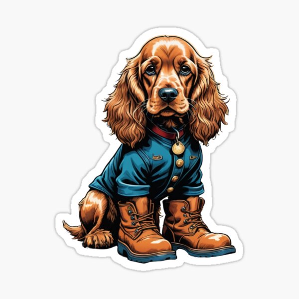Item preview, Dog in Boots designed and sold by Snark & Spark.