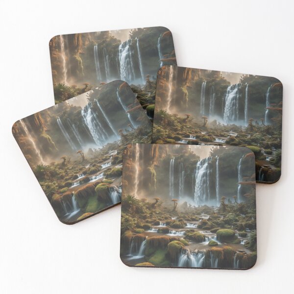 Item preview, Waterfall. Morning. designed and sold by D-Illustration.