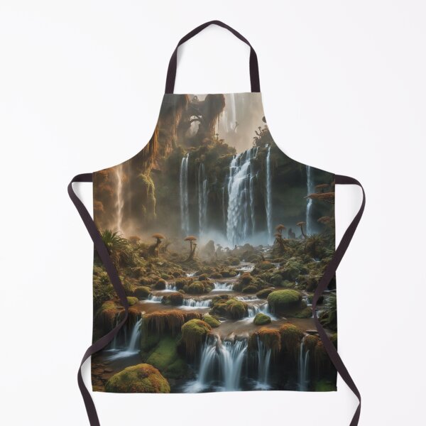 Item preview, Waterfall. Morning. designed and sold by D-Illustration.
