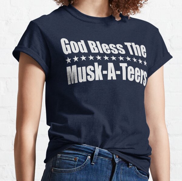 Item preview, God Bless The Musk-A-Teers designed and sold by UofHeaven.