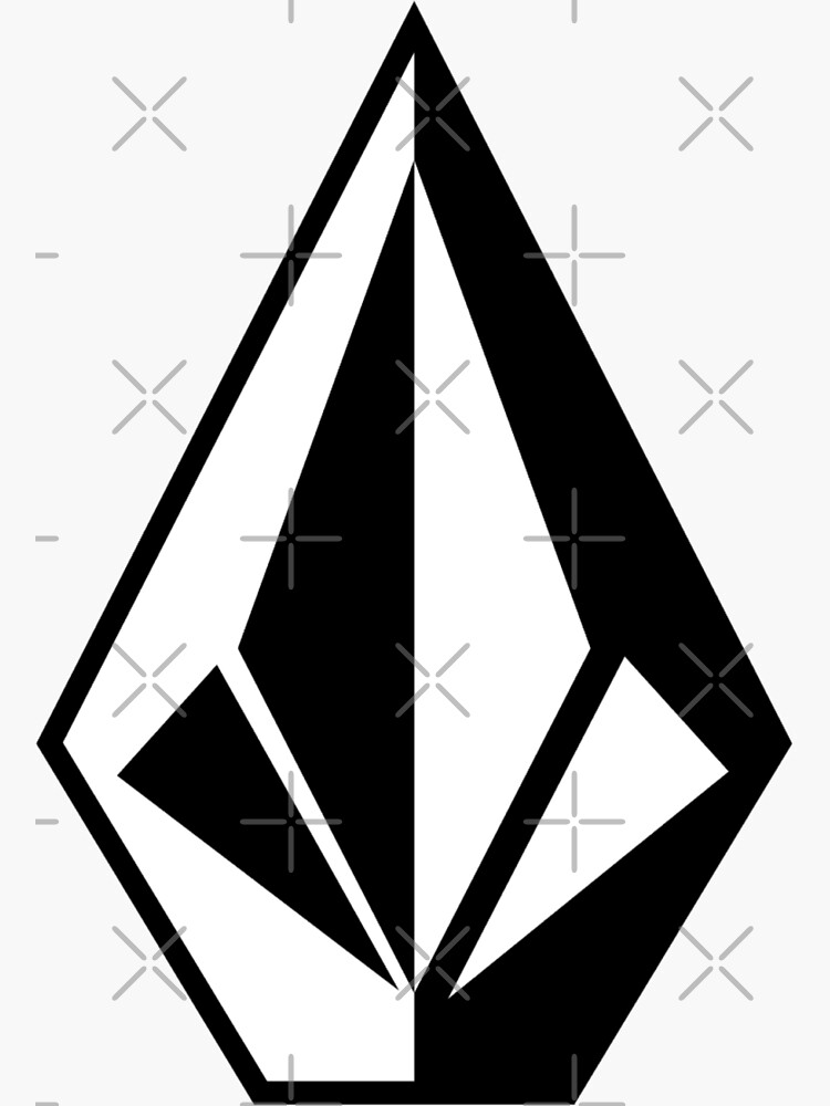 Aperçu 3 sur 3. Sticker avec l'œuvre volcom créée et vendue par PAPK.
