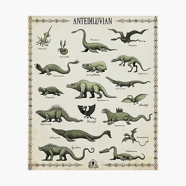 Artikel-Vorschau von VORSINFLUVISCHES Bestiarium, designt und verkauft von Mario Lanzas.