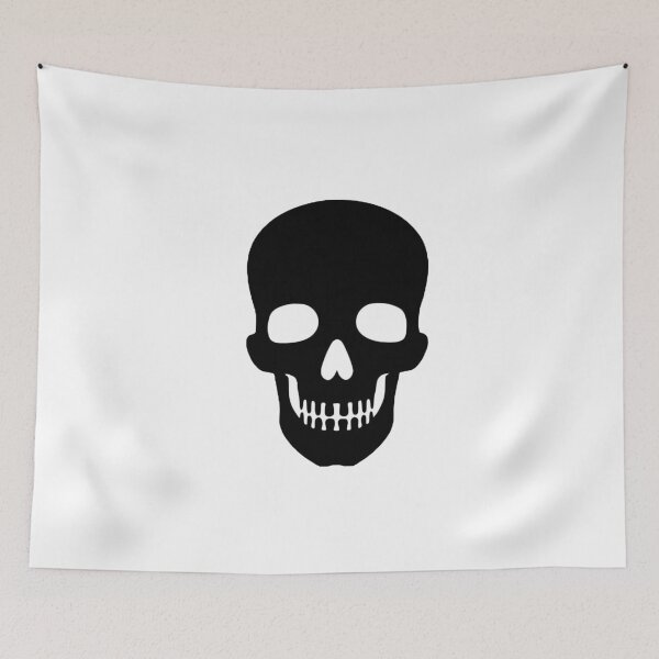 Item preview, Black Skull Sticker designed and sold by Nicoladenisa71.