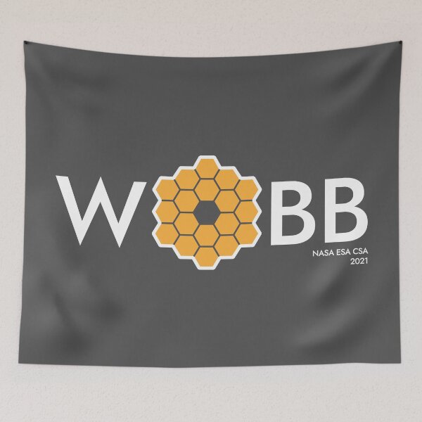 Item preview, James Webb Space Telescope. NASA ESA CSA 2021. Typographic Logo designed and sold by BGALAXY.