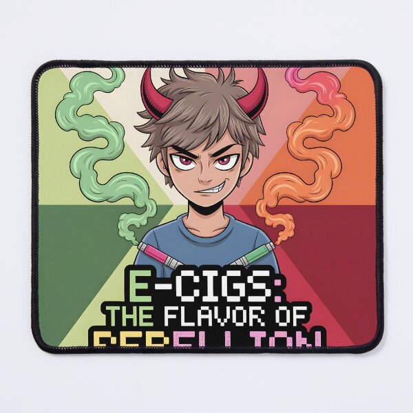 Artikelvorschau, Edgy Anime Devil E-Cig Rebellion T-Shirt Vape Life Fashion entworfen und verkauft von AnnDesignStudio.