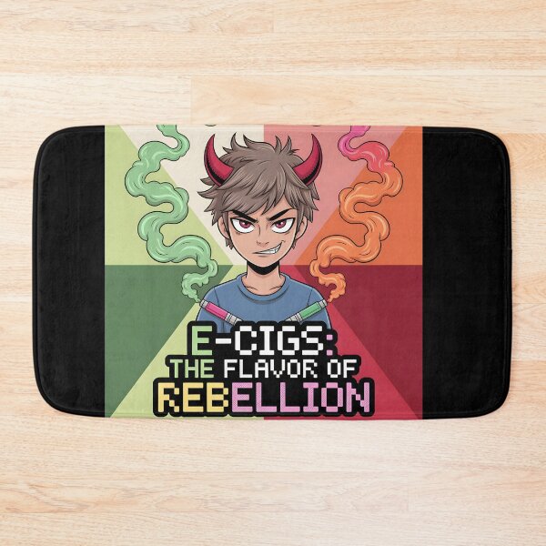 Item preview, Edgy Anime Devil E-Cig Rebellion T-Shirt Vape Life Fashion designed and sold by AnnDesignStudio.