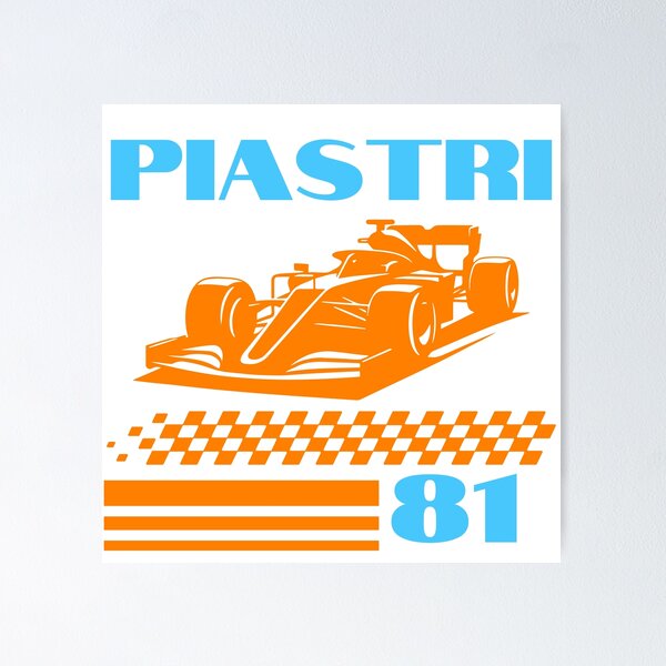 oscar piastri f1 mclaren poster Poster
