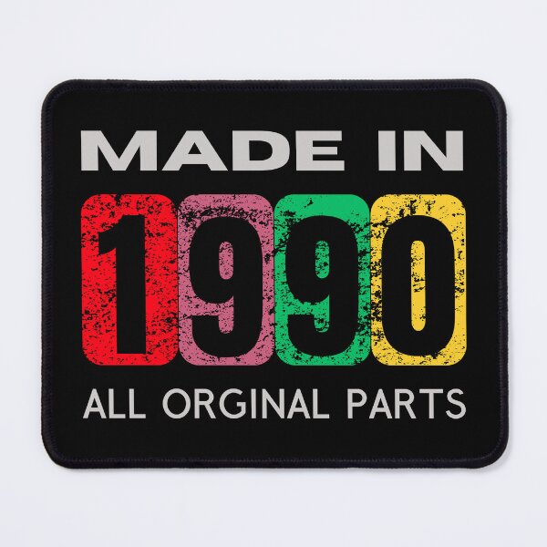 Item preview, Vintage 1990 - Made with All Original Parts | Perfect Birthday & Anniversary Gift designed and sold by Psycho-Crazy.