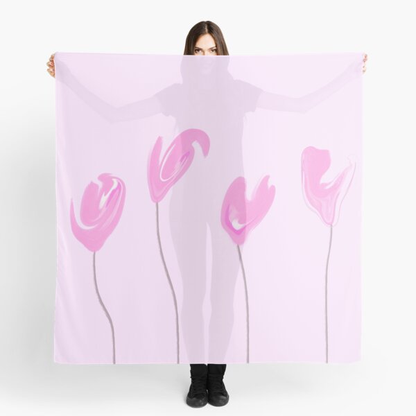 Aperçu de l'œuvre Fleurs roses abstraites créée et vendue par JulzPink.