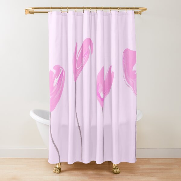 Aperçu de l'œuvre Fleurs roses abstraites créée et vendue par JulzPink.