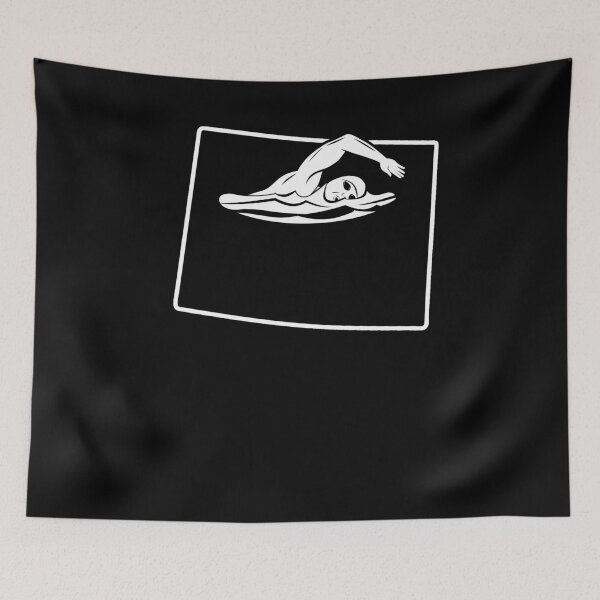 Item preview, Swim Gear Wyoming Funny Swimming Shirt designed and sold by shoppzee.