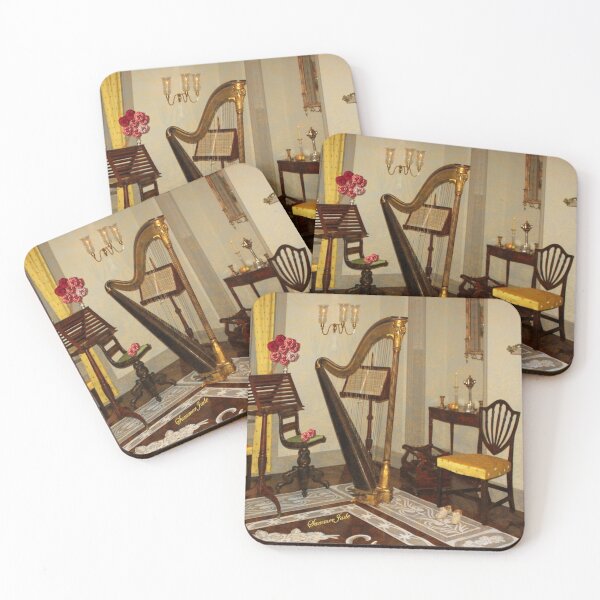 Item preview, Golden Harp in the Music Room designed and sold by SummerJade.