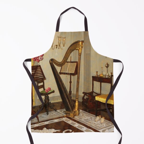 Item preview, Golden Harp in the Music Room designed and sold by SummerJade.