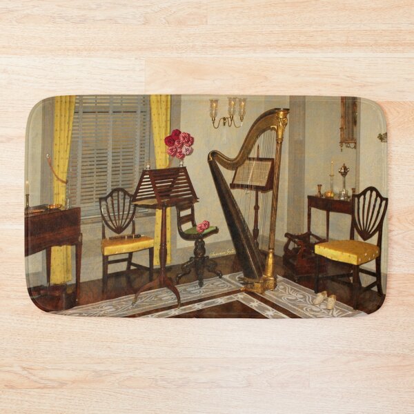 Item preview, Golden Harp in the Music Room designed and sold by SummerJade.