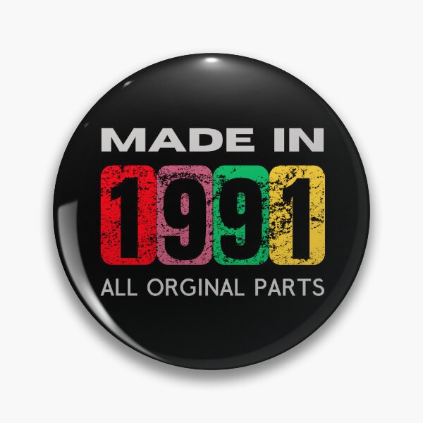 Item preview, Made in 1991 - Vintage Retro Nostalgic Design designed and sold by Psycho-Crazy.