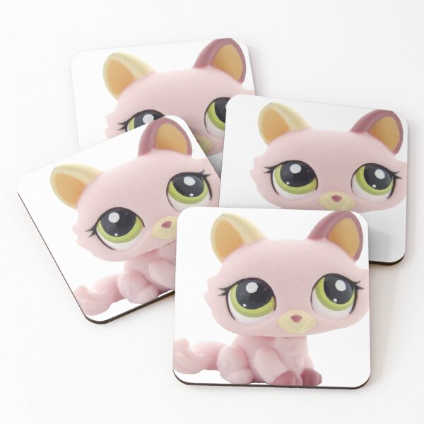 Item preview, littlest pet shop pink cat designed and sold by littlestpetsh0p.