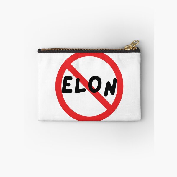 Item preview,  NO ELON! Round Anti-Elon Musk Bumper Sticker Decal For Tesla Owners! designed and sold by TheWorkoutLife ⭐⭐⭐⭐⭐.