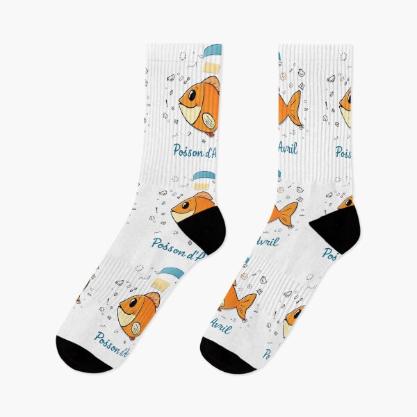 Item preview, Poisson d'Avril – Orange cartoon fish designed and sold by MarcoSc11.