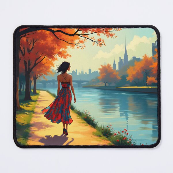 Item preview, Walking alongside the river designed and sold by pakitro.