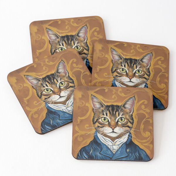 Item preview, Cat Van Gogh, Cute Cat Lover Gifts designed and sold by Cuteanimalgifts.