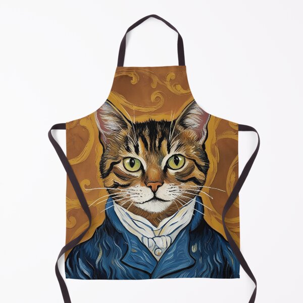 Item preview, Cat Van Gogh, Cute Cat Lover Gifts designed and sold by Cuteanimalgifts.
