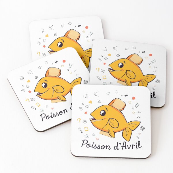 Item preview, Poisson d'Avril – Orange cartoon fish designed and sold by MarcoSc11.