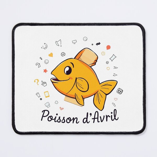 Item preview, Poisson d'Avril – Orange cartoon fish designed and sold by MarcoSc11.