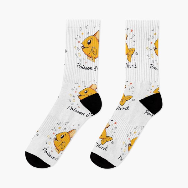 Item preview, Poisson d'Avril – Orange cartoon fish designed and sold by MarcoSc11.