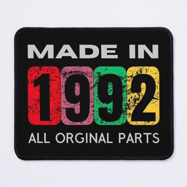 Item preview, Made in 1992 - Vintage Retro Birthday & Anniversary Gift designed and sold by Psycho-Crazy.