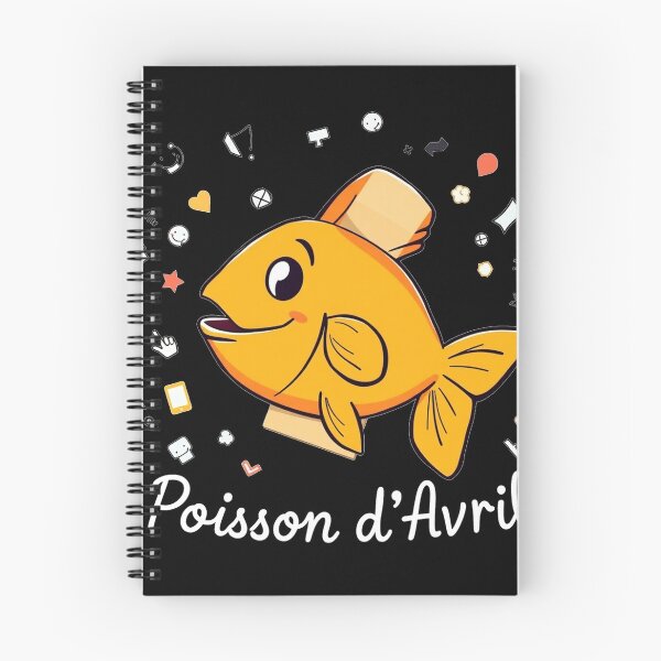 Item preview, Poisson d'Avril – Orange cartoon fish designed and sold by MarcoSc11.
