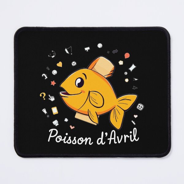Item preview, Poisson d'Avril – Orange cartoon fish designed and sold by MarcoSc11.