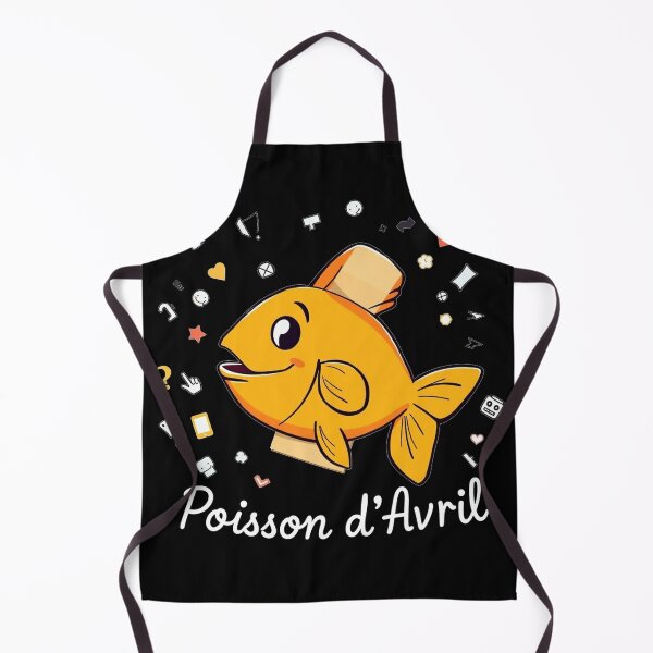Item preview, Poisson d'Avril – Orange cartoon fish designed and sold by MarcoSc11.