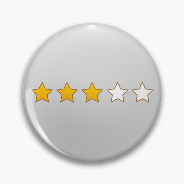 Item preview, 3 Star Review designed and sold by Rad Yellow & Blue.