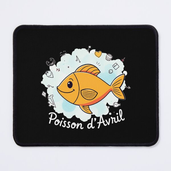 Item preview, Poisson d'Avril – Orange cartoon fish designed and sold by MarcoSc11.