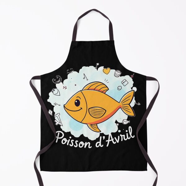 Item preview, Poisson d'Avril – Orange cartoon fish designed and sold by MarcoSc11.