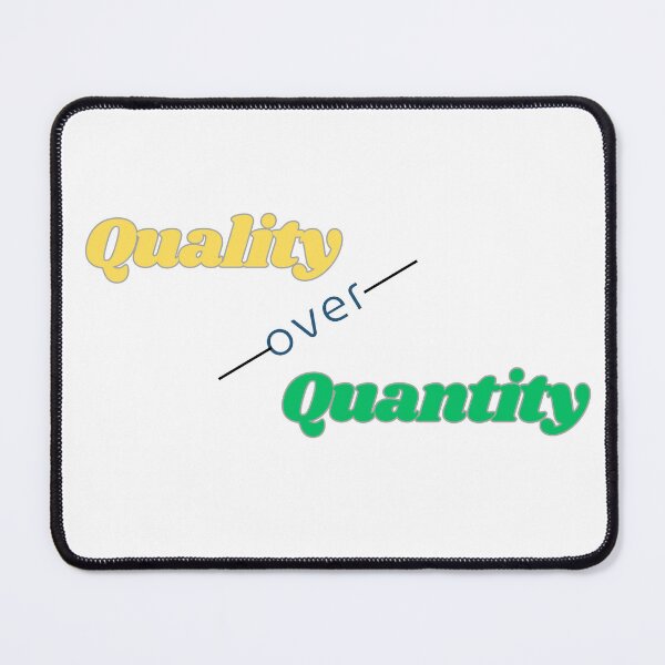Item preview, Yellow and green Quality over Quantity designed and sold by gemna117.