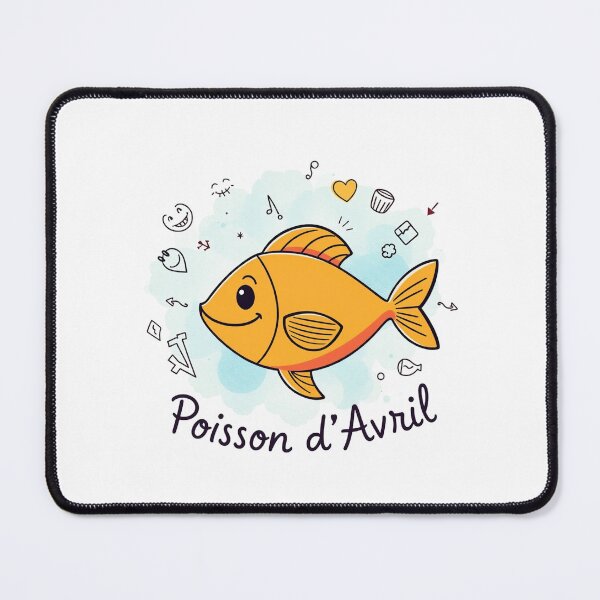 Item preview, Poisson d'Avril – Orange cartoon fish designed and sold by MarcoSc11.