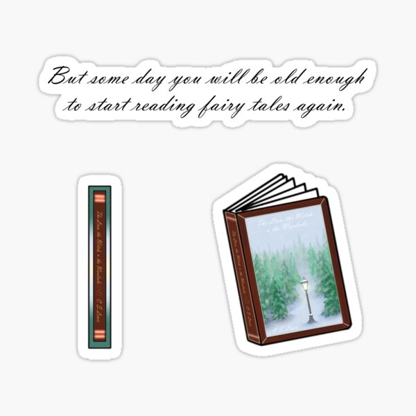 Item preview, The Lion, the Witch, and the Wardrobe Book Sticker Set designed and sold by Madelyn Craig.