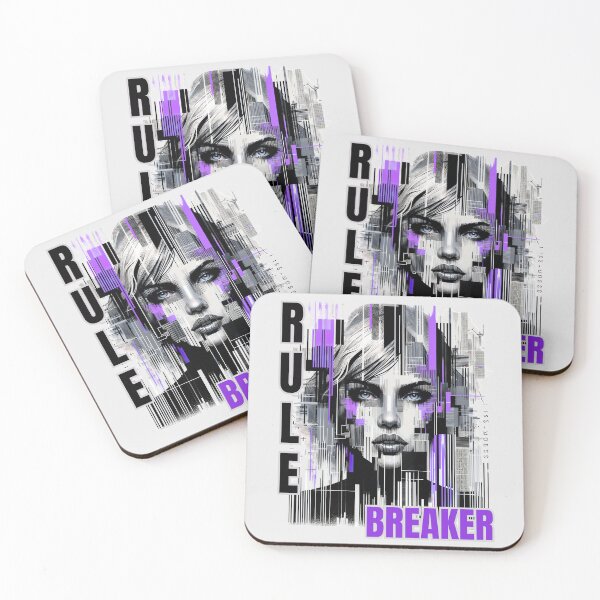 Item preview, Rule Breaker – Bold & Fearless | Glitch Art Fashion designed and sold by QuirkySpark.