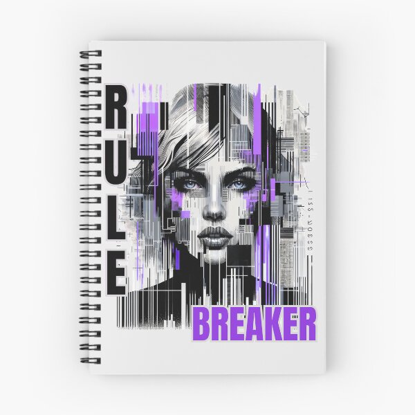 Item preview, Rule Breaker – Bold & Fearless | Glitch Art Fashion designed and sold by QuirkySpark.