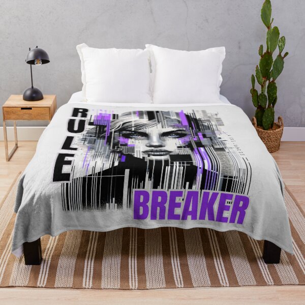 Item preview, Rule Breaker – Bold & Fearless | Glitch Art Fashion designed and sold by QuirkySpark.