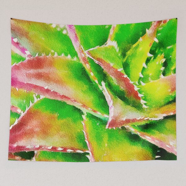 Item preview, Vibrant agave plant leaves - Watercolor designed and sold by Travelways.