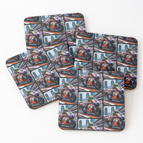 Item preview, Colorful Motorcycle Photo Still AI Animation Macau GP designed and sold by Moto Graphix.