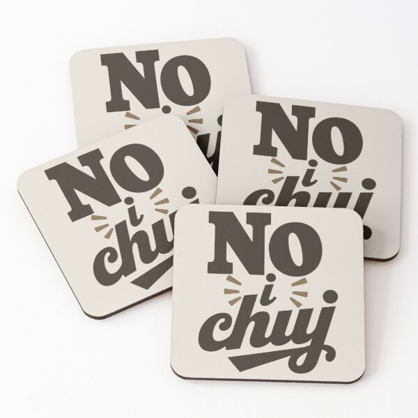 Item preview, No I Chuj Polish Swear Funny designed and sold by Anniko Art Studio.