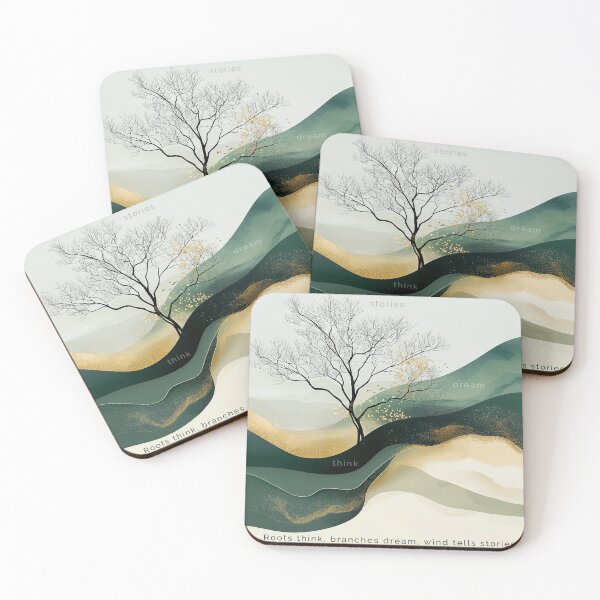Item preview, Roots Think, Branches Dream, Wind Tells Stories designed and sold by Bearabilia.