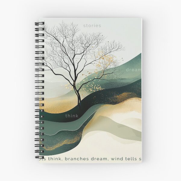 Item preview, Roots Think, Branches Dream, Wind Tells Stories designed and sold by Bearabilia.