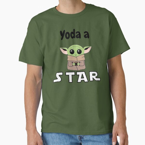 Vista previa del artículo con la obra «Yoda a Star – Camiseta Shine the Star Wars», diseñado y vendido por rgcollectiveCo.
