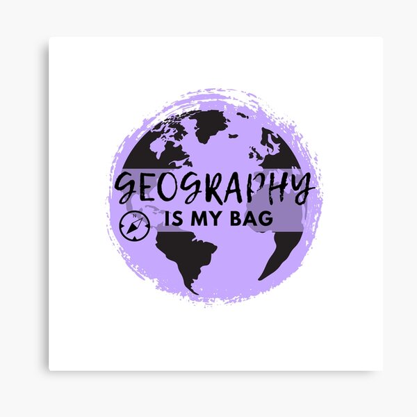 Item preview, Geography is my bag! designed and sold by ThisFoxPrints.